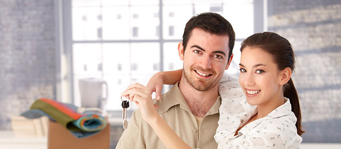 Home Couple with Keys